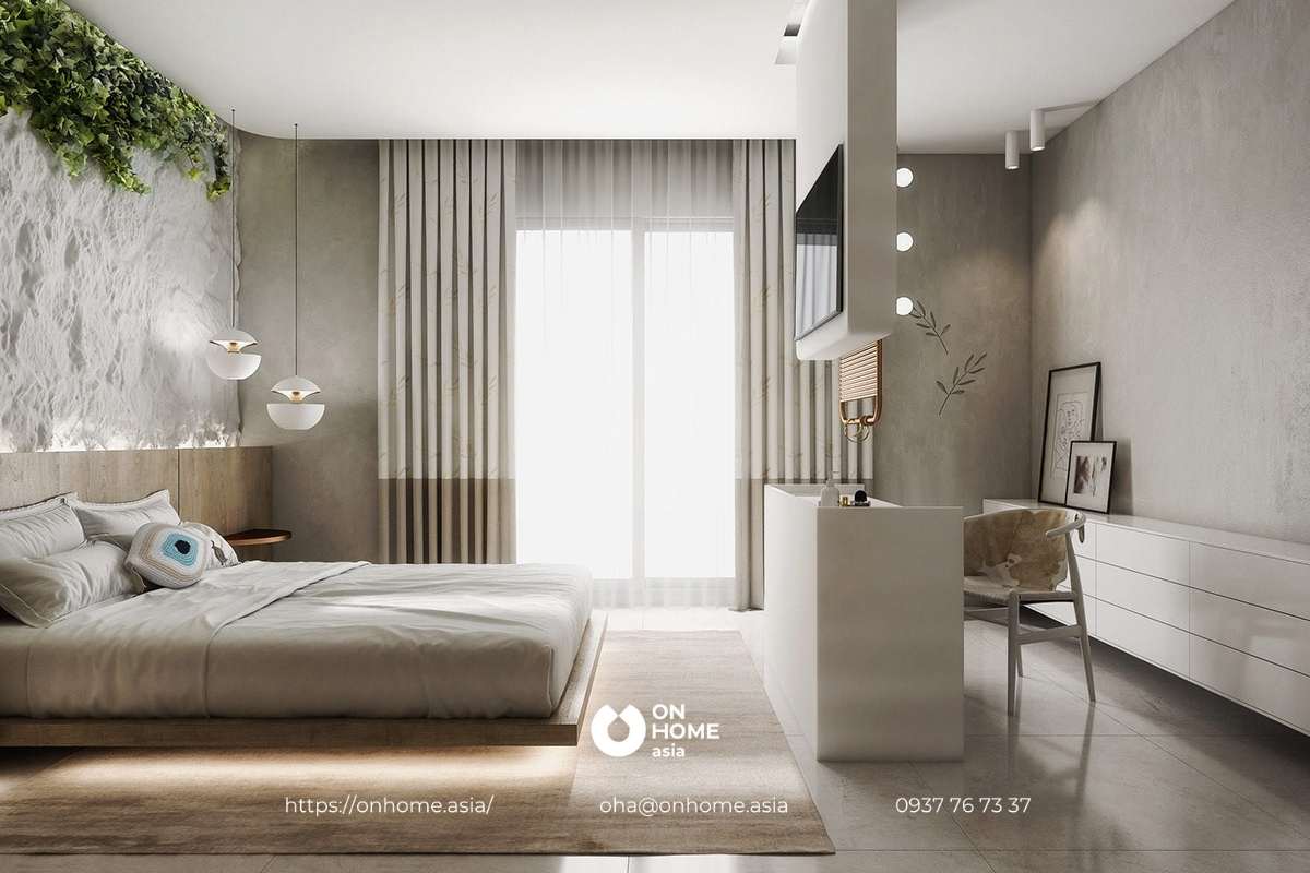 Không gian phòng ngủ tinh tế