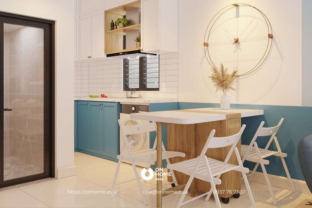 Bàn ăn thông minh thiết kế đơn giản