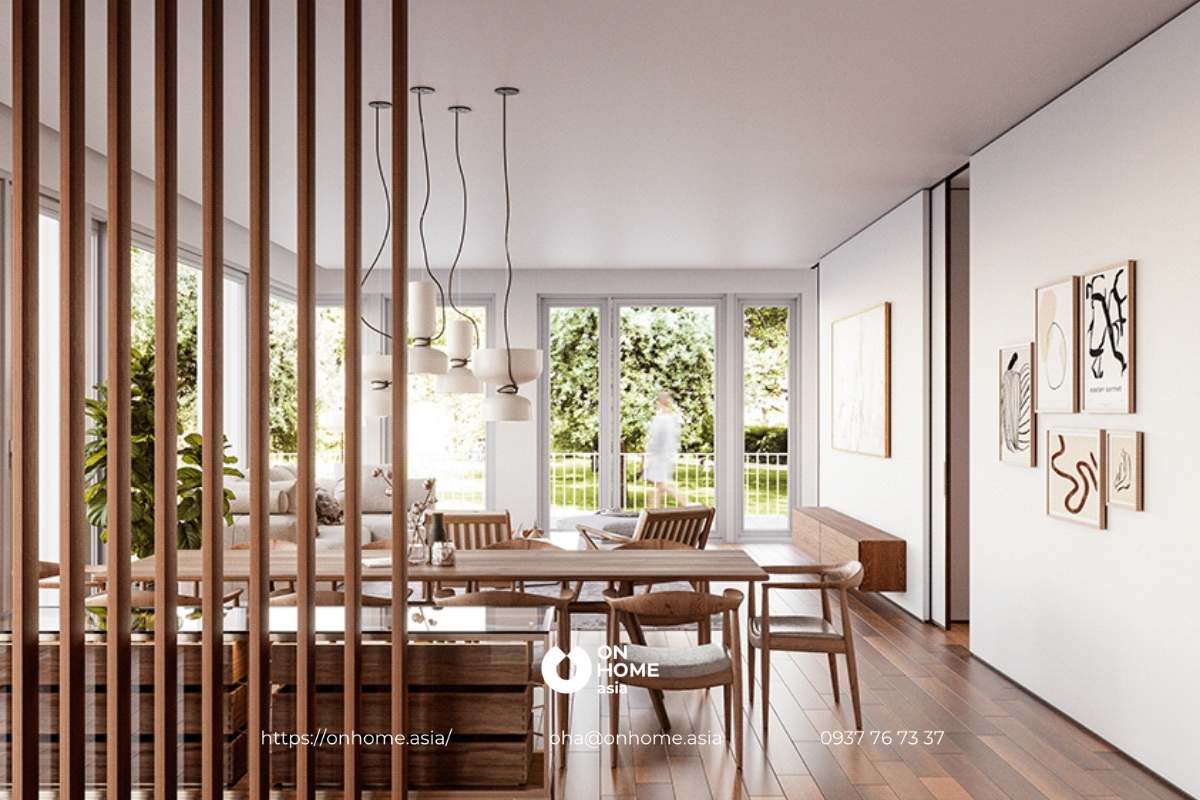 Phong cách chuyển tiếp sử dụng các chất liệu phổ biến