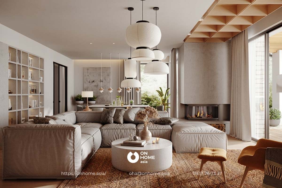 Phụ kiện trang trí trong phong cách chuyển tiếp