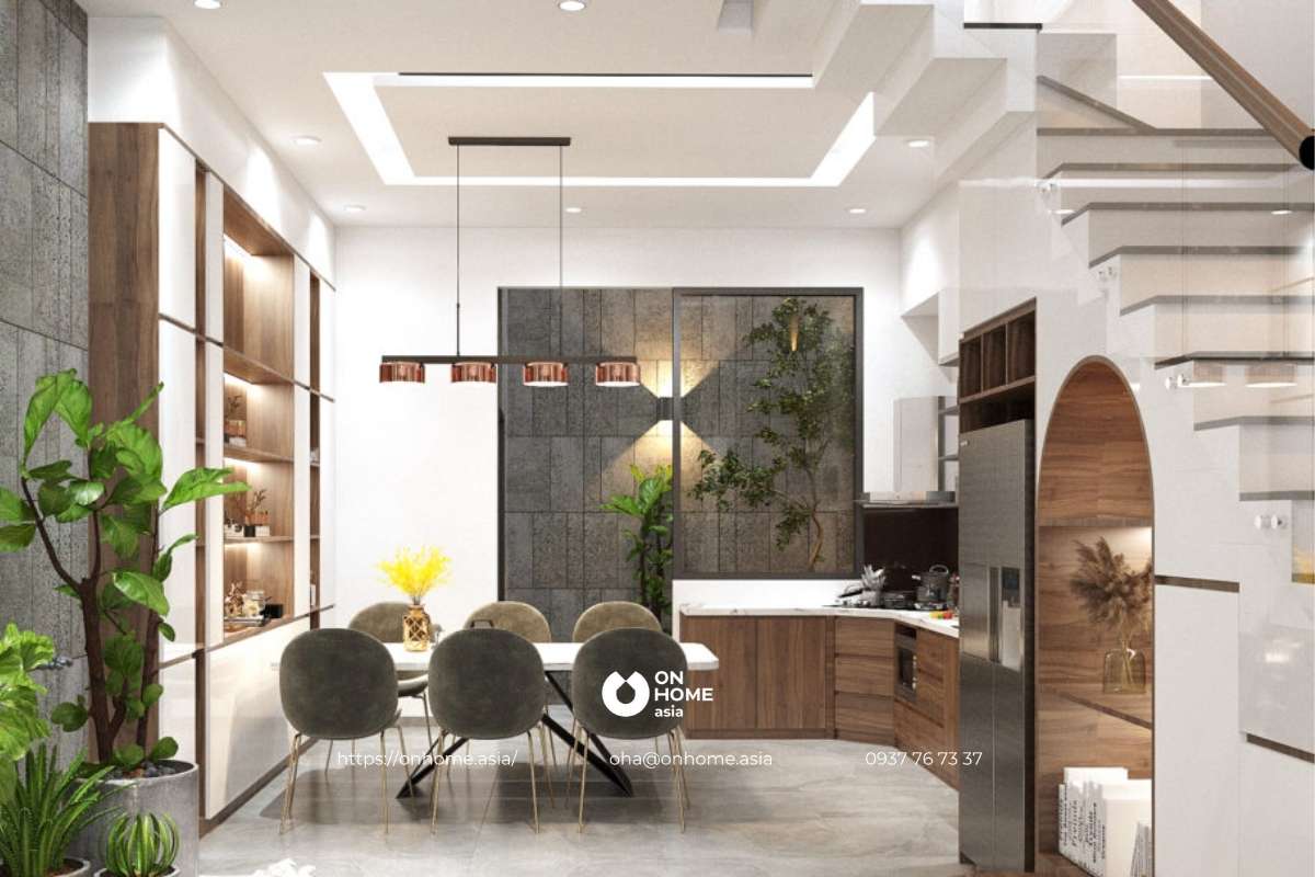 Thiết kế phòng bếp hiện đại, tiện nghi