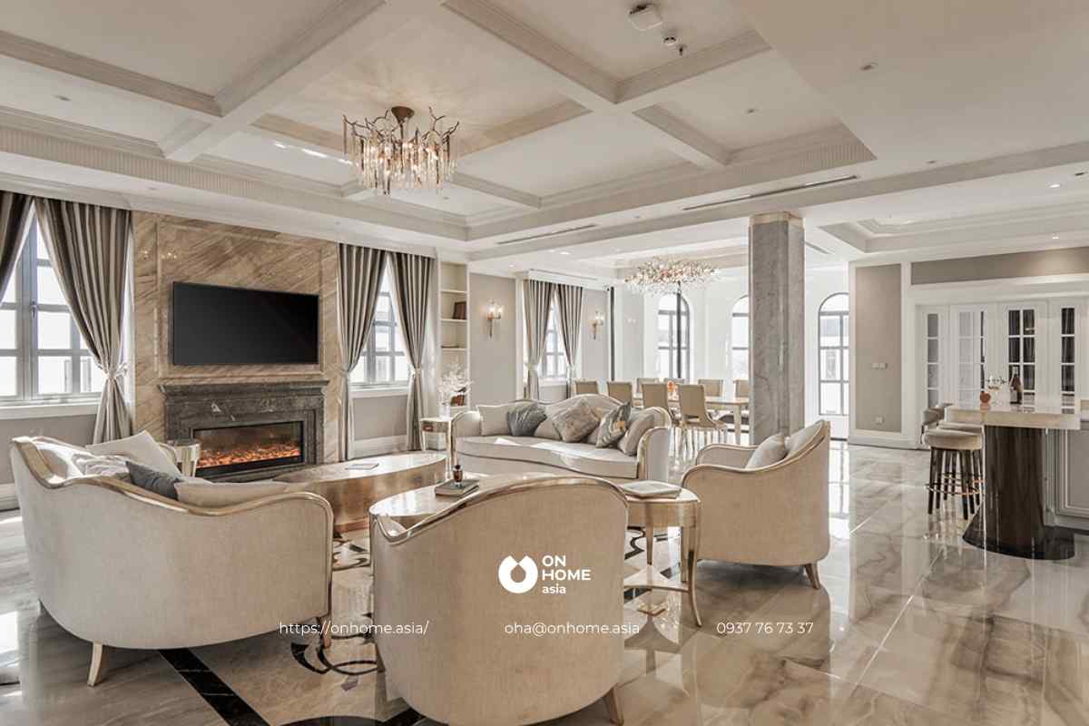 Thiết kế nội thất phong cách Holywood