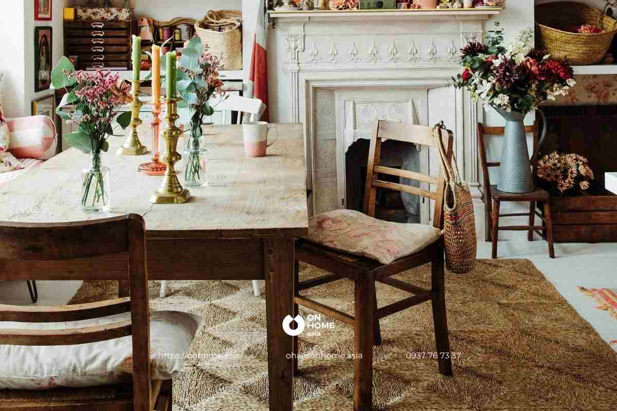 Mẫu thiết kế nội thất căn hộ phong cách lãng mạn