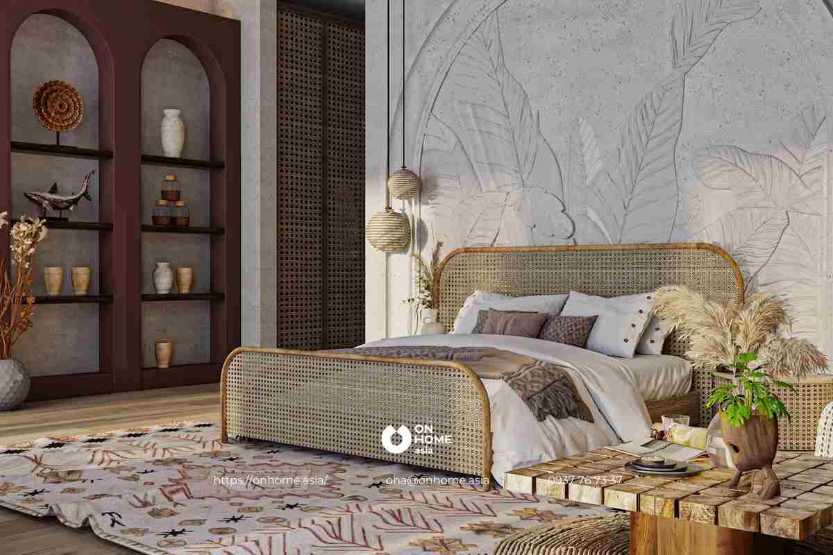 Giường ngủ thiết kế đơn giản