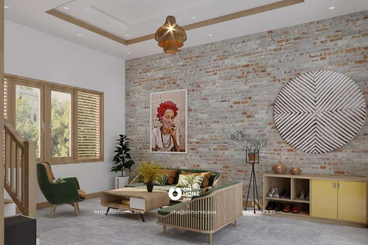 Thiết kế nội thất phong cách Thô Mộc