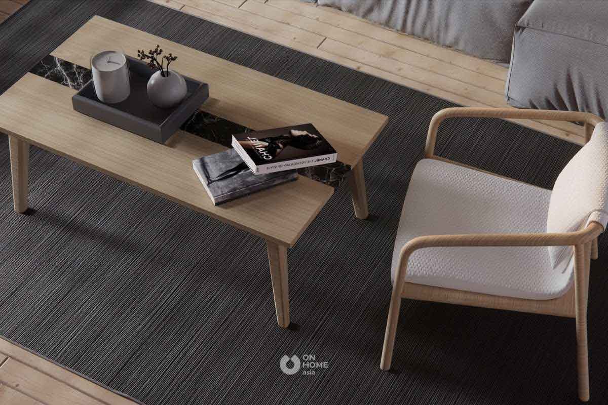 Bộ bàn ghế gỗ thiết kế đơn giản