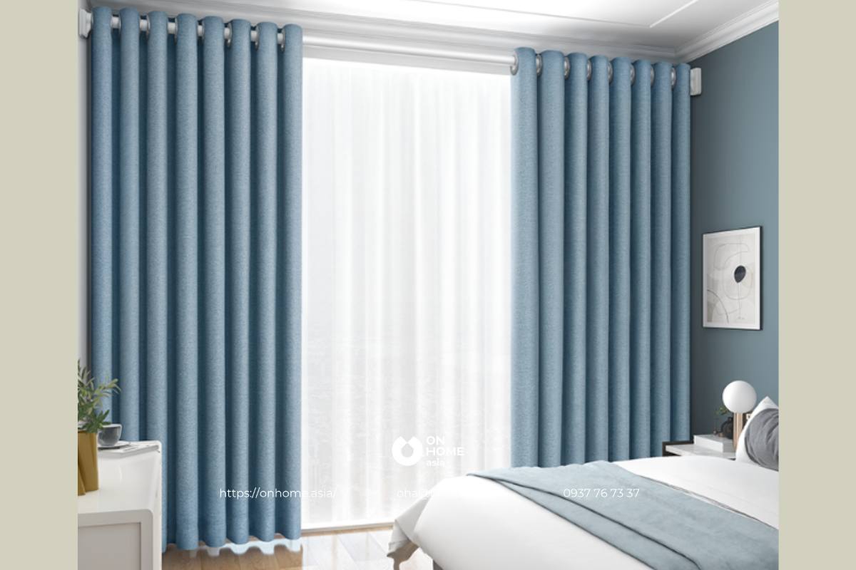 Rèm ngăn phòng ngủ cao cấp hiện đại