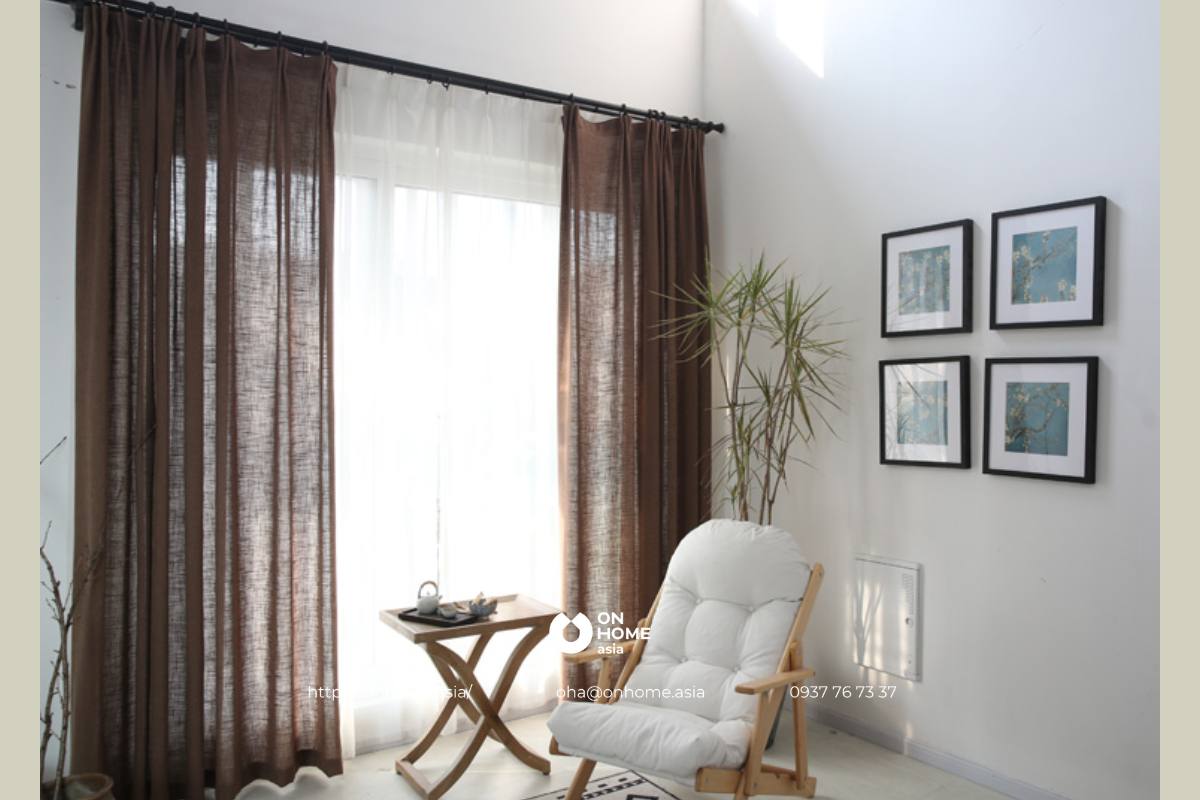 Rèm phòng ngủ đơn giản