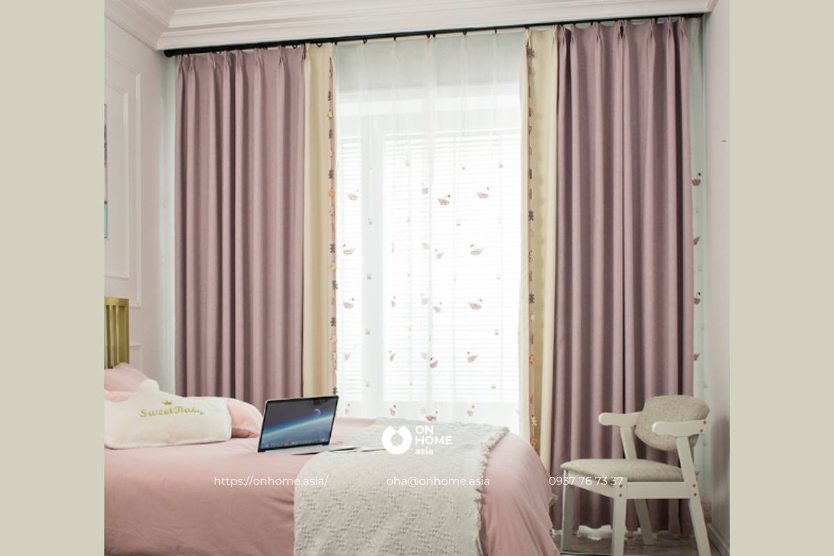 Rèm cửa sổ phòng ngủ hiện đại, đẹp