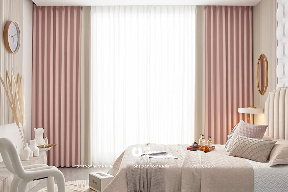 Rèm phòng ngủ 2 lớp chống nắng