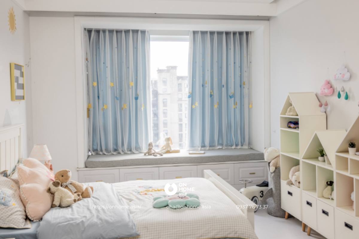 Rèm phòng ngủ bé gái dễ thương