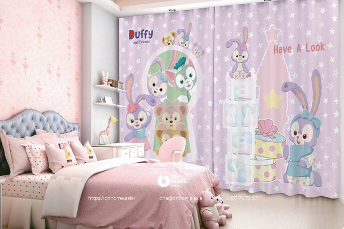 Rèm phòng ngủ dễ thương, đẹp