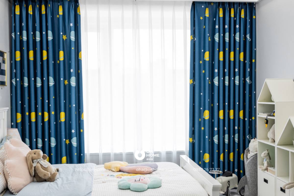 Rèm cửa sổ phòng ngủ trẻ em