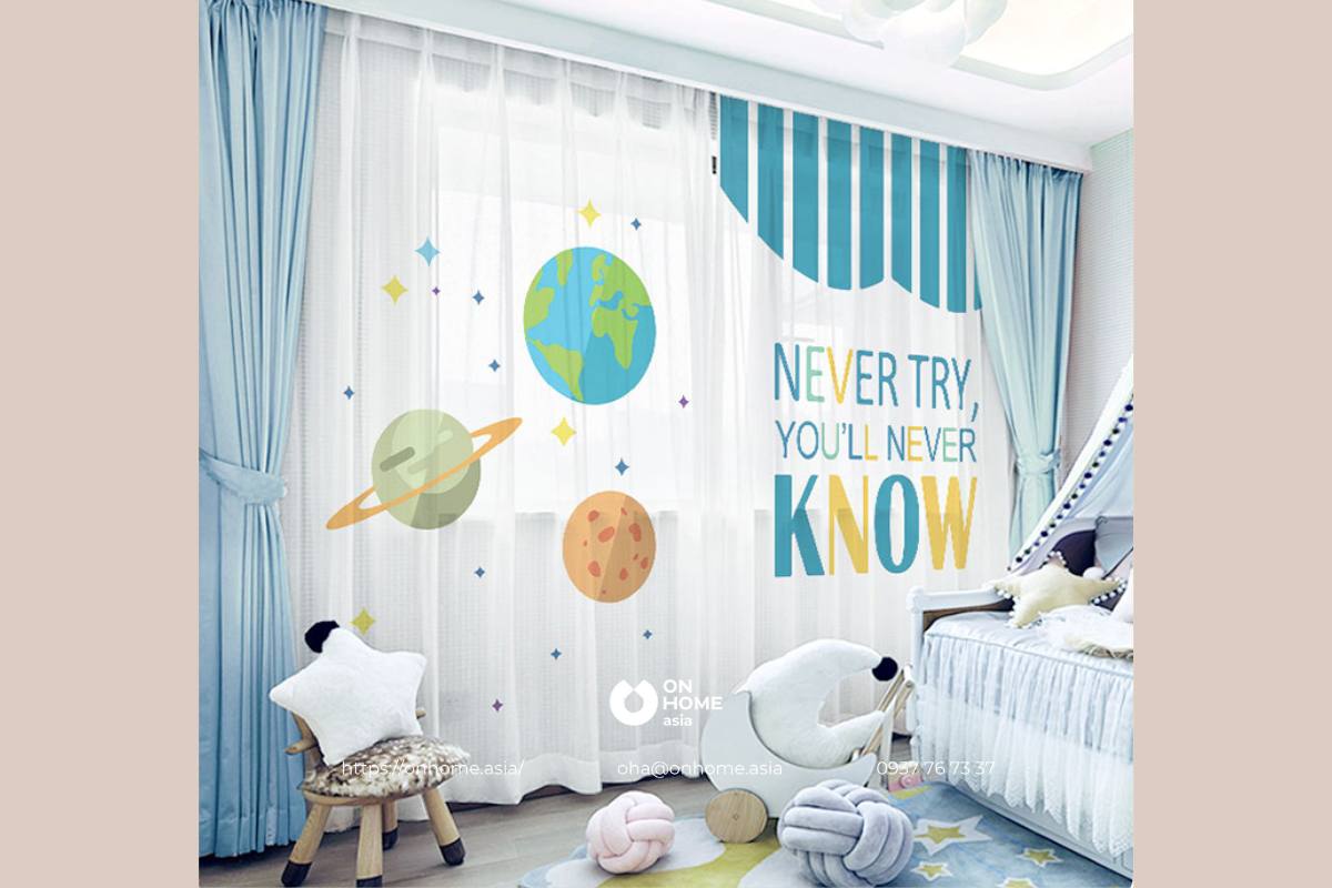 Rèm phòng ngủ bé trai