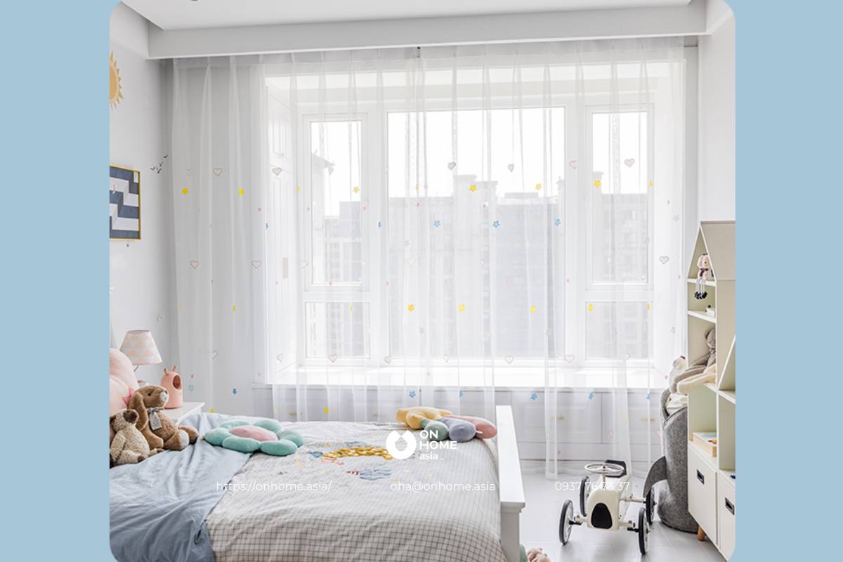 Rèm cửa phòng ngủ trẻ em dễ thương