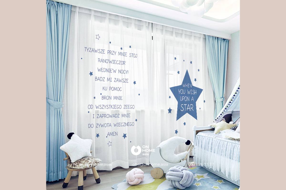 Rèm cửa phòng ngủ trẻ em&nbsp;
