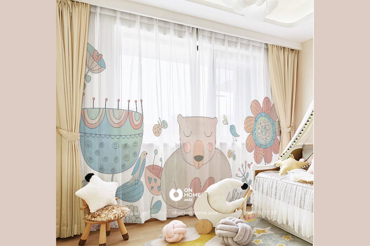 Rèm phòng ngủ trẻ em đẹp