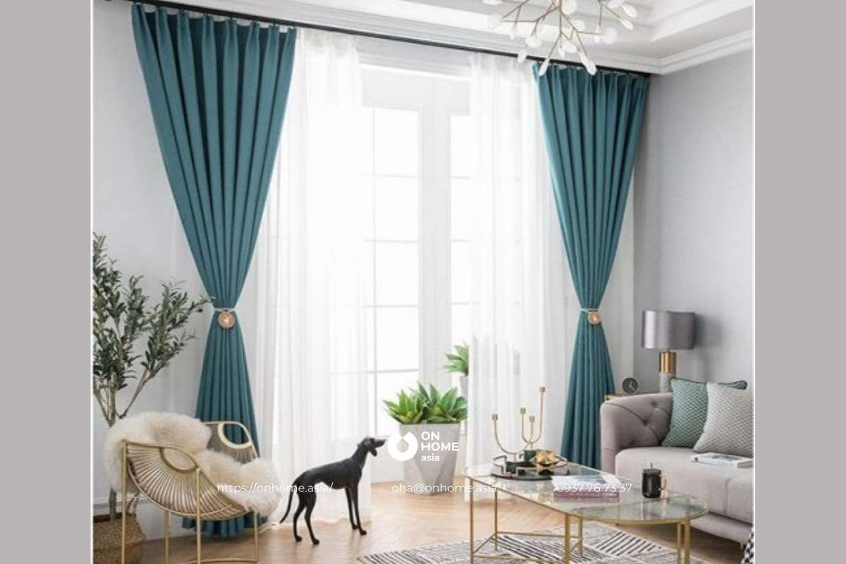 Rèm cửa 2 lớp chống nắng cao cấp