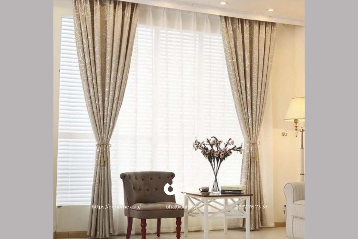 Rèm cửa chất liệu gấm đẹp