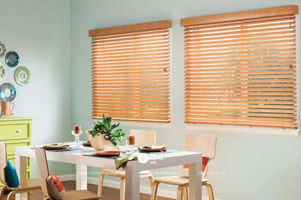 Rèm sáo gỗ đẹp