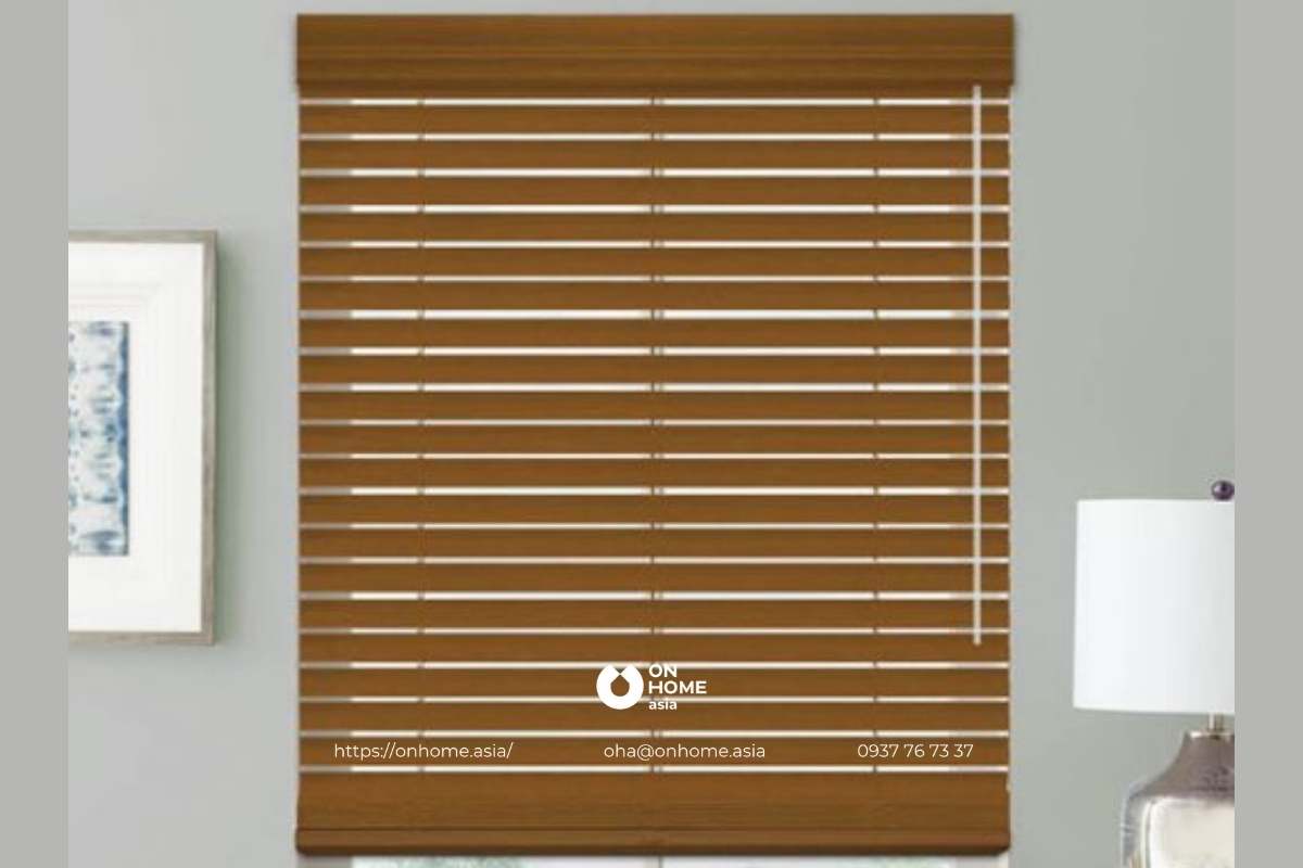 Rèm sáo gỗ thông