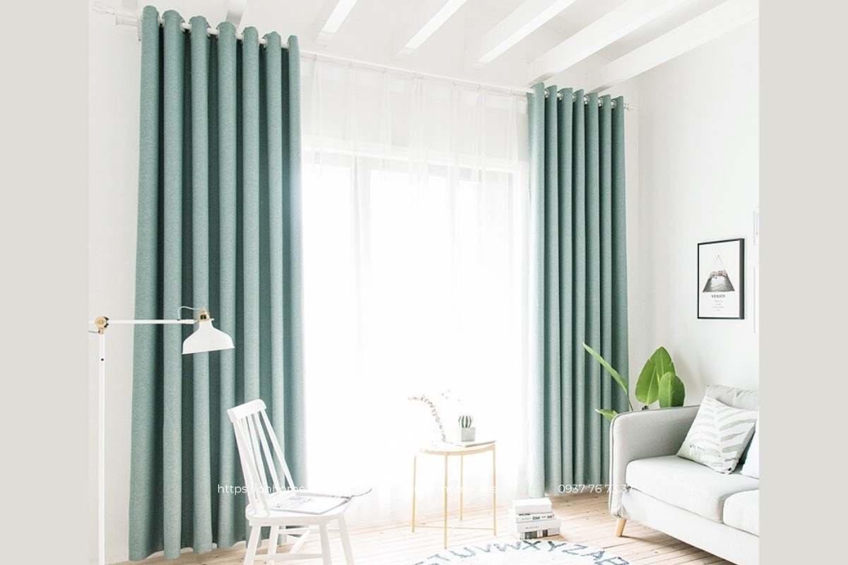 Rèm cửa phòng khách chung cư đẹp