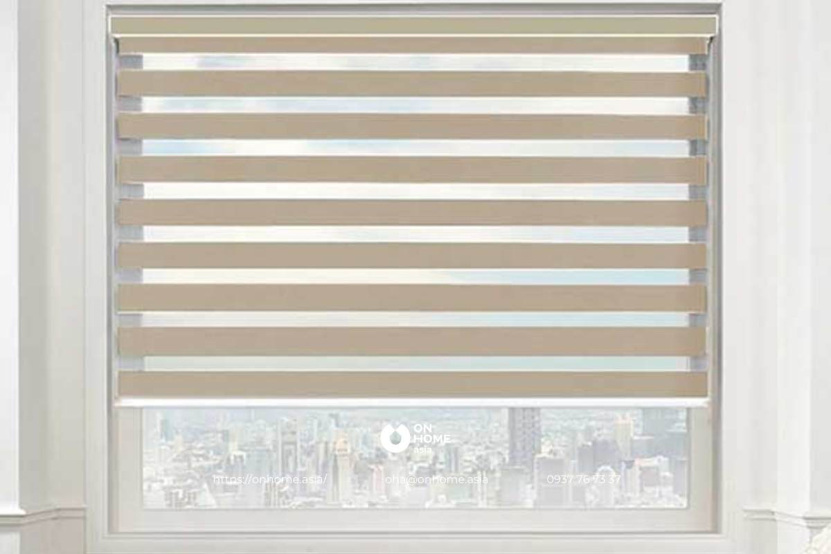 Rèm cầu vồng phòng khách