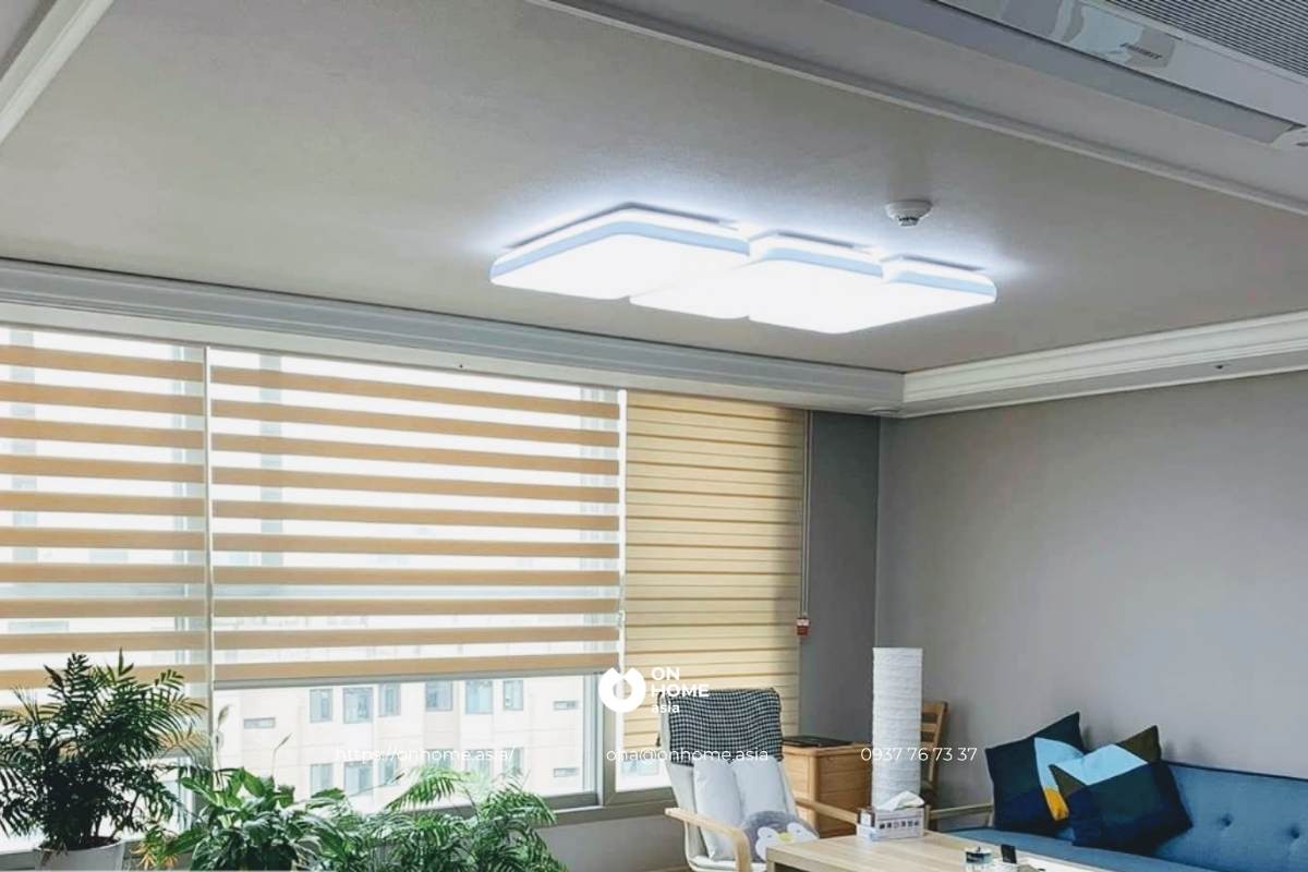 Rèm cầu vồng phòng khách