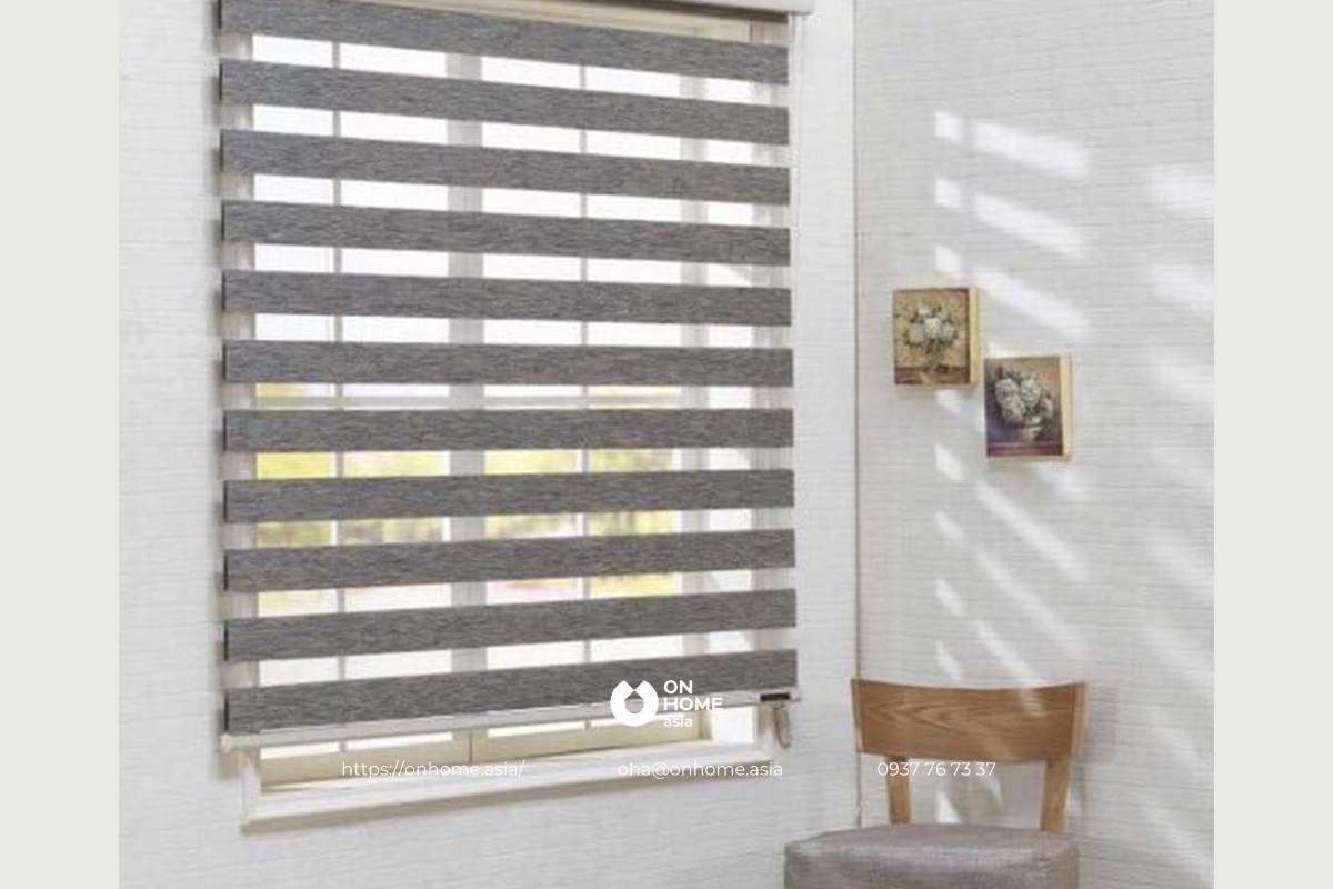 Rèm cầu vồng gỗ đơn giản