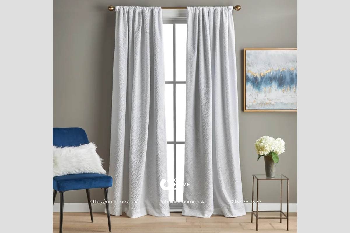 Rèm cửa sổ phòng khách chống nắng