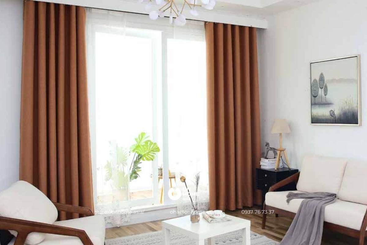 Rèm cửa phòng khách hiện đại