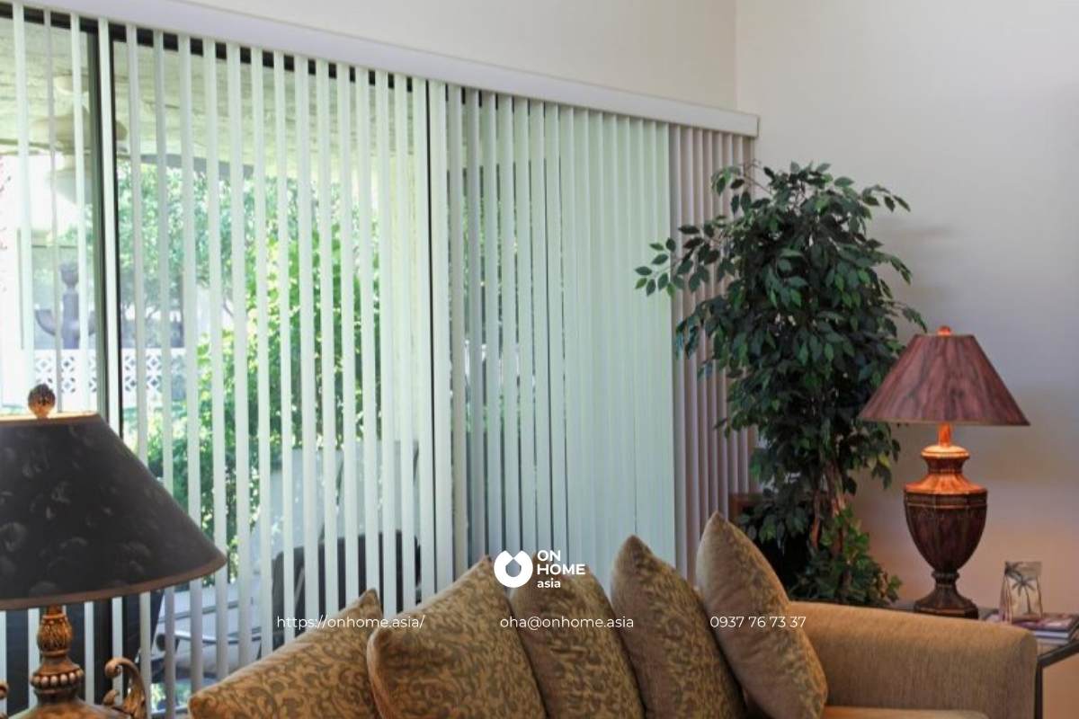 Rèm lá đứng phòng khách&nbsp;