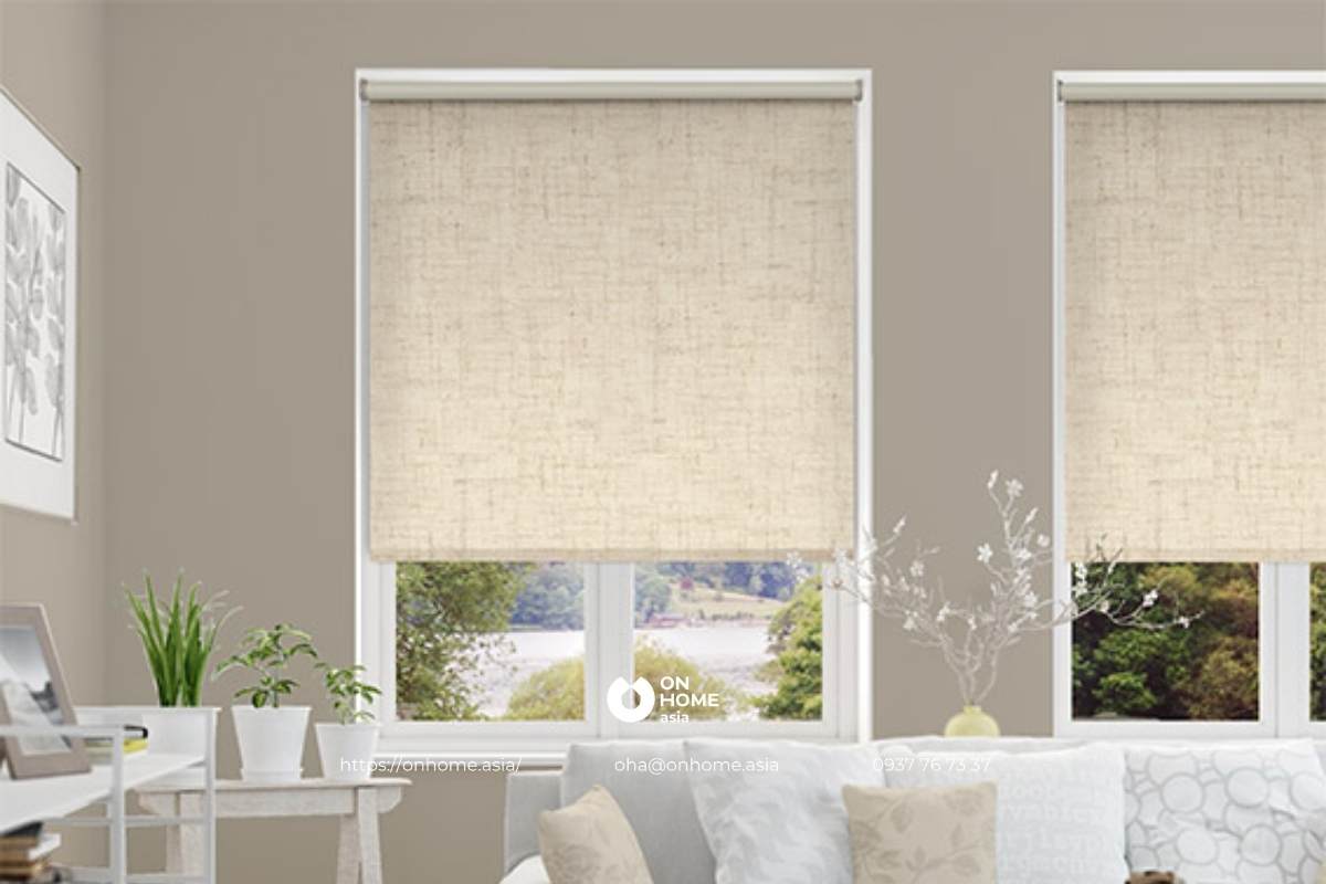 Rèm cuốn phòng khách đẹp