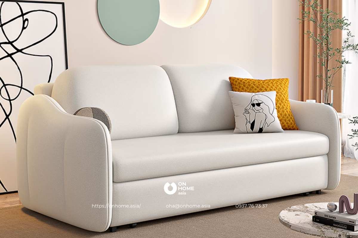 Sofa giường nỉ nhập khẩu