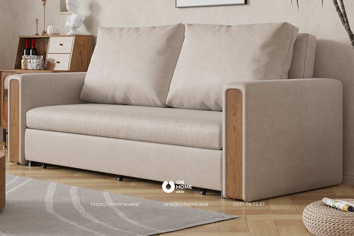Ghế sofa giường gỗ cao cấp