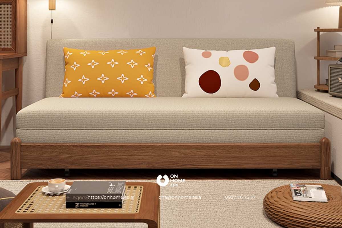 Sofa giường gỗ đẹp