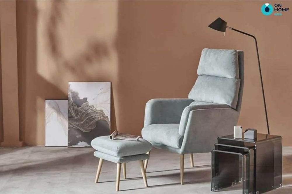 Mẫu ghế sofa đơn giúp đem lại sự tinh tế, sang trọng và hiện đại cho phòng khách
