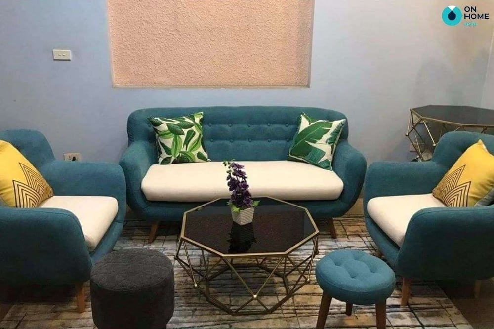 Màu sắc và chất liệu ghế sofa văng phòng khách rất đa dạng, phong phú