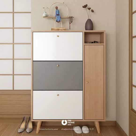 Tủ đựng giày bằng gỗ công nghiệp