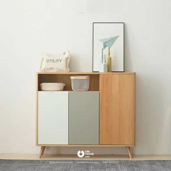 Tủ giày gỗ cộng nghiệp MDF lõi xanh