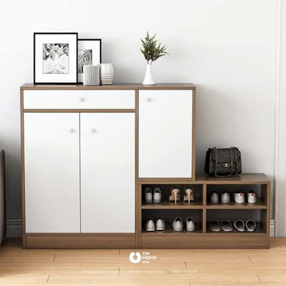 Tủ giày bằng gỗ MDF lõi xanh cao cấp