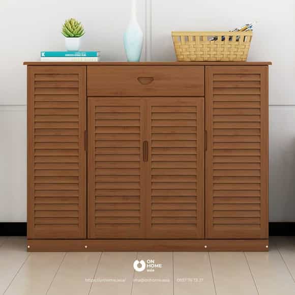 Tủ giày gỗ tự nhiên cao cấp