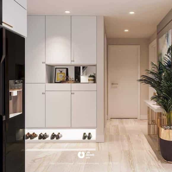 Tủ giày âm tường cao cấp