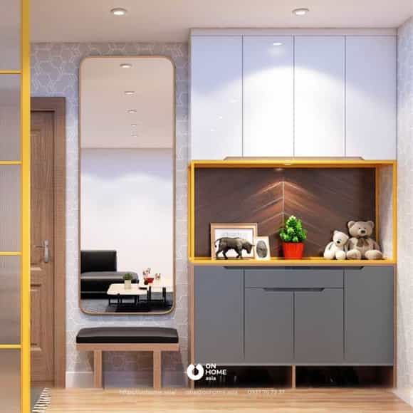 Tủ giày kịch trần đẹp
