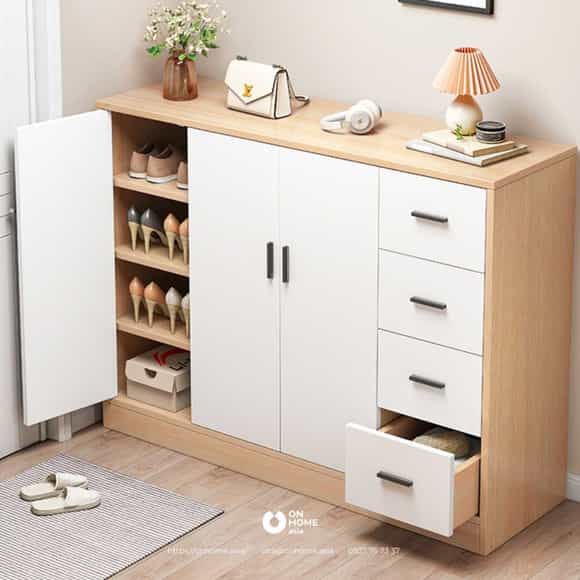 Tủ giày thông minh bằng gỗ MDF cao cấp