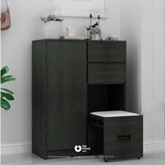 Tủ đựng giày kèm ghế ngồi