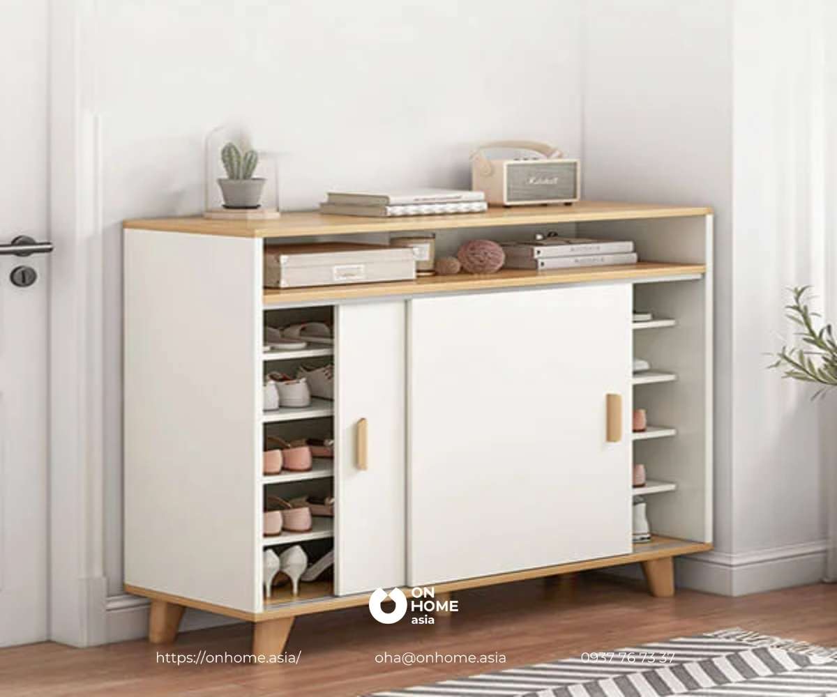 Tủ giày gỗ công nghiệp đẹp