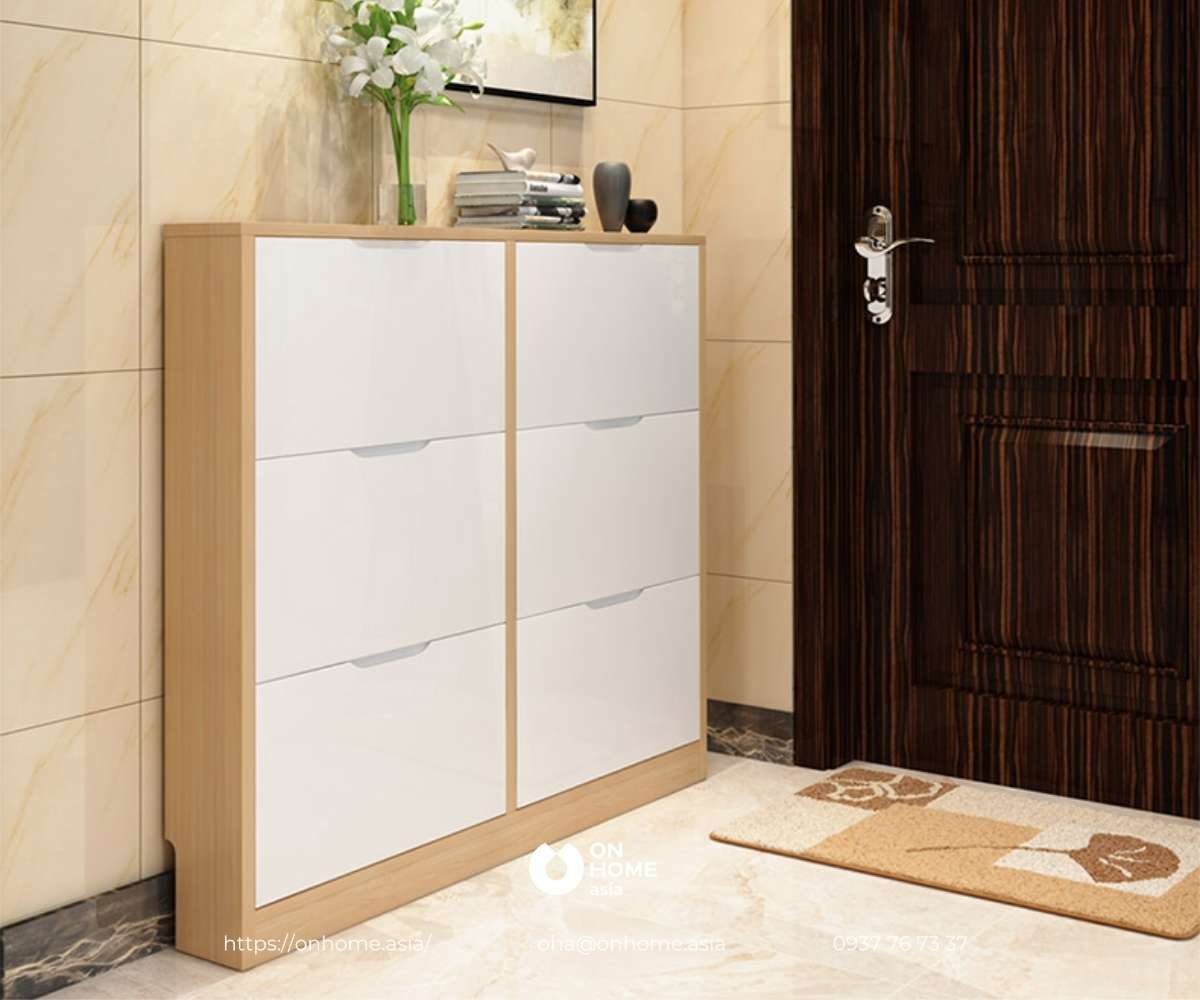 Tủ giầy 3 tầng gỗ công nghiệp