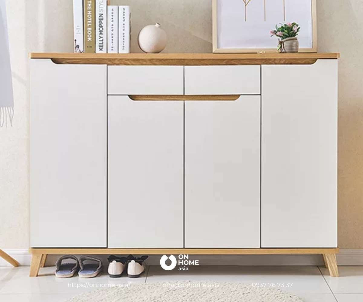 Tủ giày gỗ công nghiệp