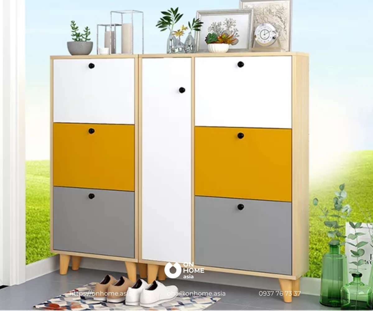 Tủ giày gỗ hiện đại cao cấp